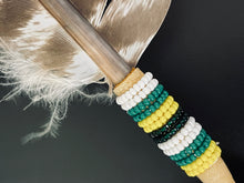 Load image into Gallery viewer, Beaded Single Feathers