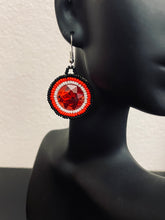 Load image into Gallery viewer, Beaded Cab Earrings