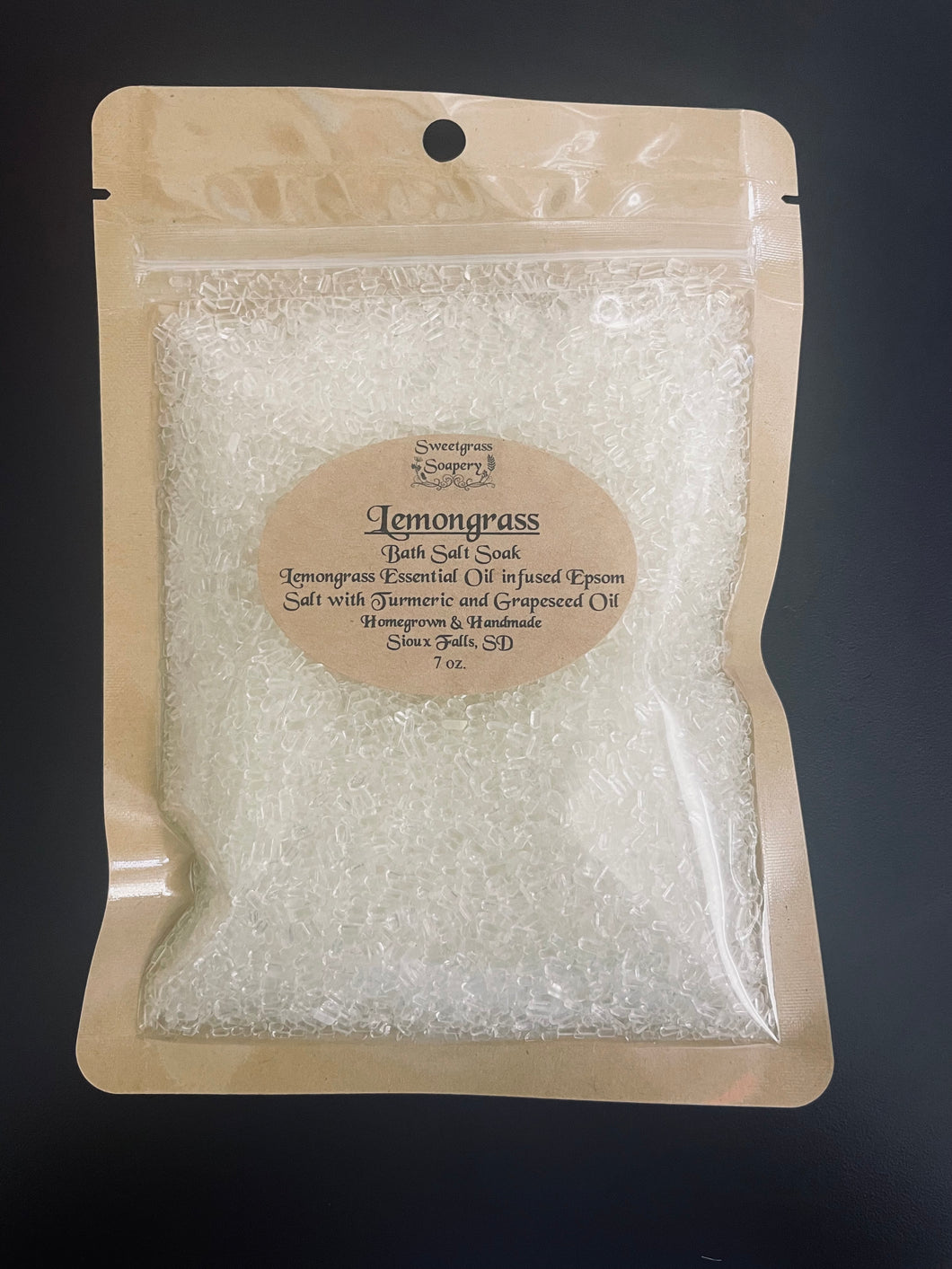 Lemongrass Bath Salt Soak